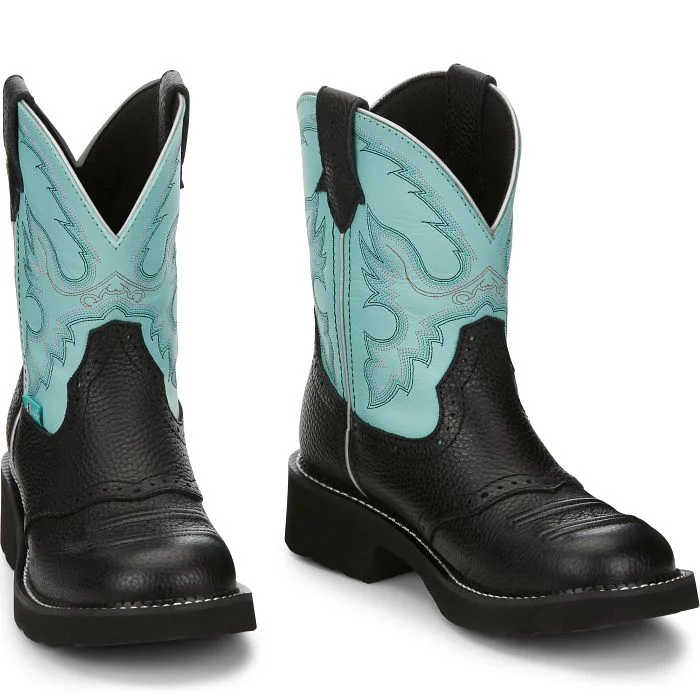 Justin Ladies Gemma Light Blue Boots Style GY9905