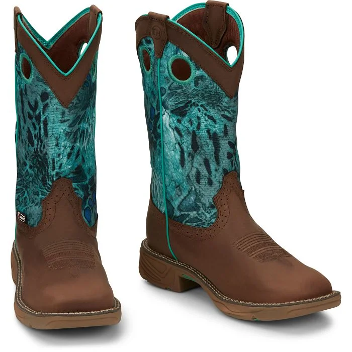 Justin Ladies Rush Stampede Work Boots Style SE4355