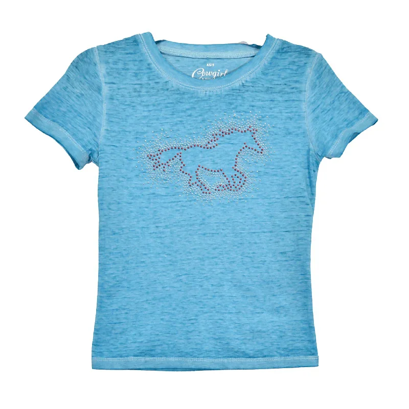 Cowboy Hardware Kid's TQ Rhinestone Horse Tee