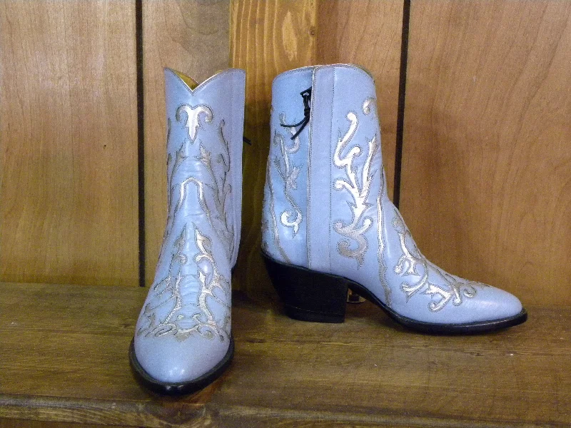 Sold Out - Nashville Baby Blue Tres Outlaws Women's Flamingo Boot 1113@