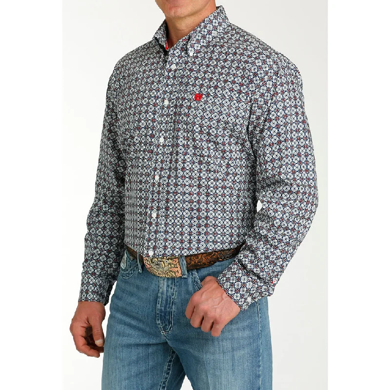 Cinch Men's Multi Color Geo Print