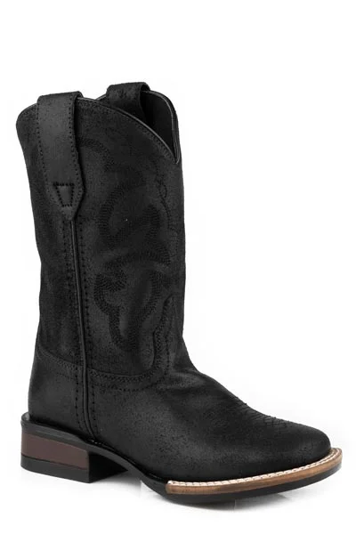 ROPER BIG KIDS BLACK BOOTS STYLE 09-119-0911-3314