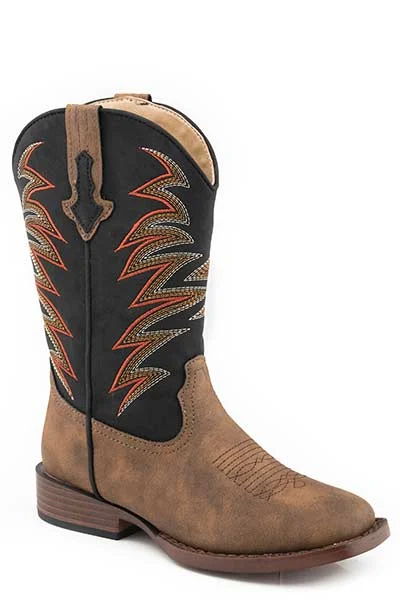 Roper Boys Square Toe Clint Boots Style 09-018-1900-2992