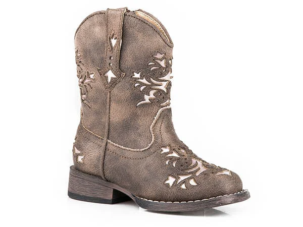 Roper Girls Lola Brown Cowboy Boots 09-017-1903-2765