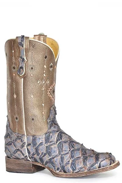 ROPER LADIES BIG FISH METALLIC BOOTS STYLE 09-021-6500-8542