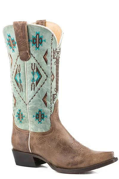 Roper Ladies Snip Toe Flex Ou West Boot Style  09-021-8128-8381