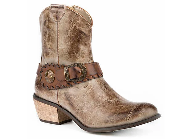 Roper Ladies Snip Toe Shorty Boot Style 09-021-1557-2053