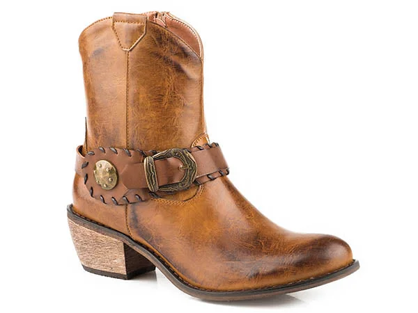 Roper Ladies Snip Toe Shorty Boot Style 09-021-1557-2074