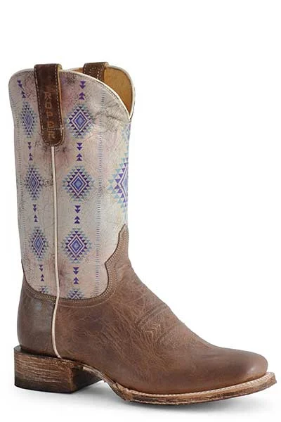 Roper Ladies Square Toe AZ Aztec Boot Style 09-021-7016-8494