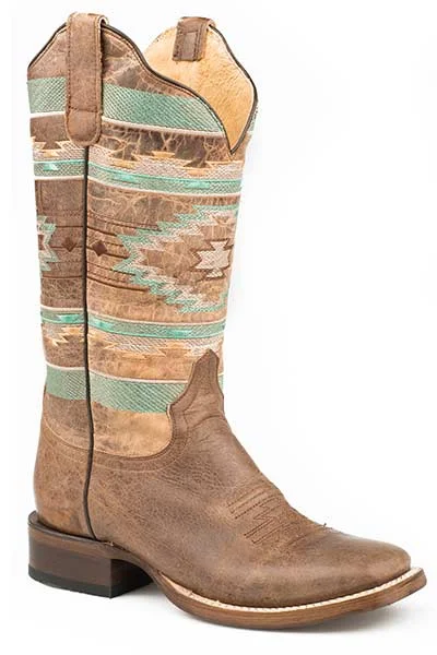 Roper Ladies Square Toe Flex Mesa Boot Style 09-021-8020-1547