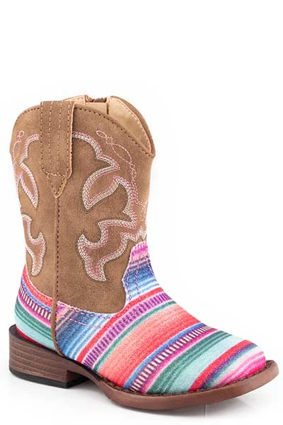 Roper Toddler Glitter Serape Boots Style 09-017-1901-3115