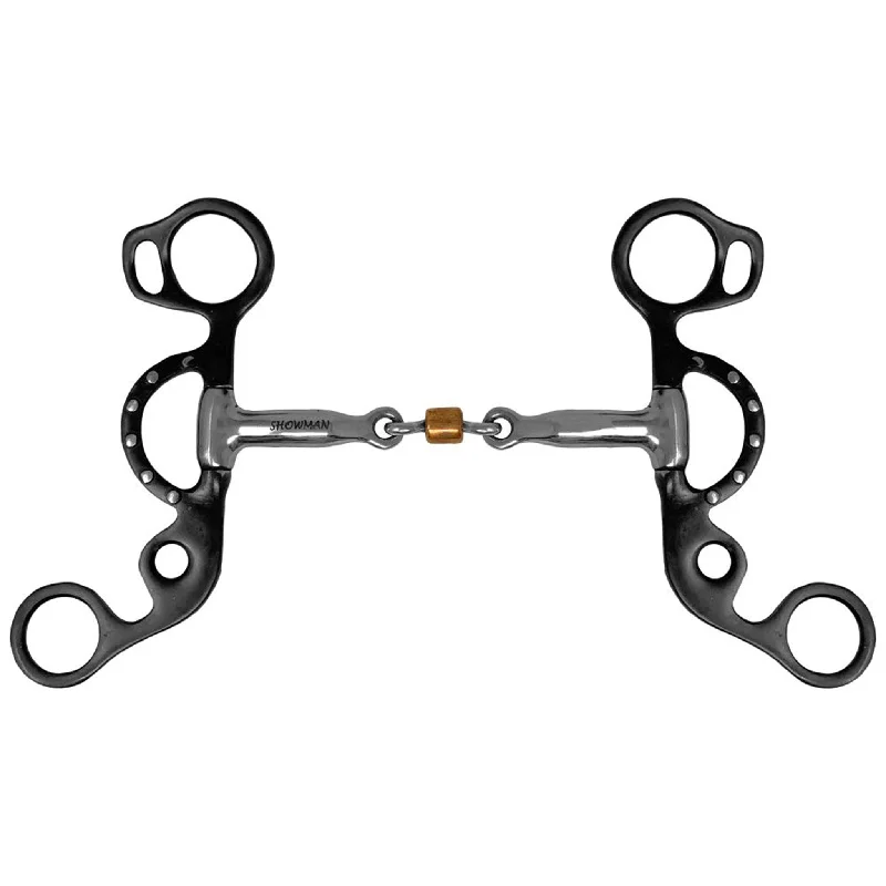 Showman Short Shank 3 Piece Snaffle