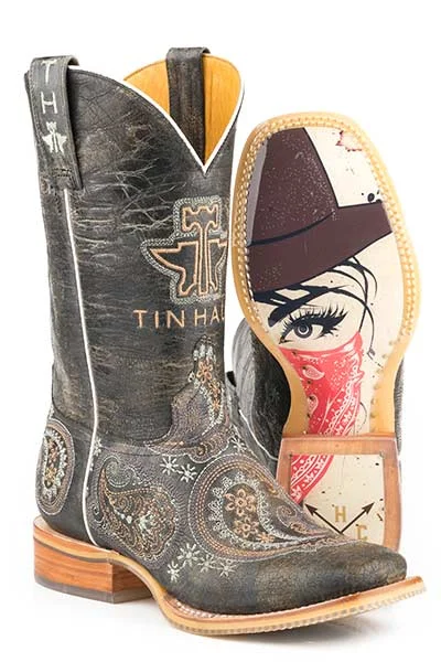 Tin Haul Bandana Bandit Wild Rag Sole Woman Boots Style 14-021-0077-1425