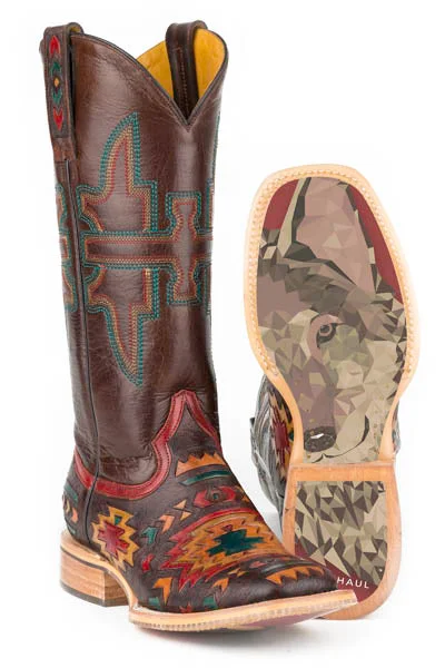 Tin Haul South by SW Cowgirl Boots Square Toe Style 14-021-0007-1281