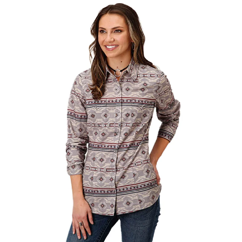 Roper Women's Blanket Aztec Print Shirt