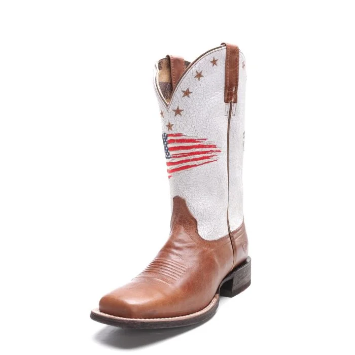 Ariat Womens Circuit Patriot Cowboy Boots Style 10040400